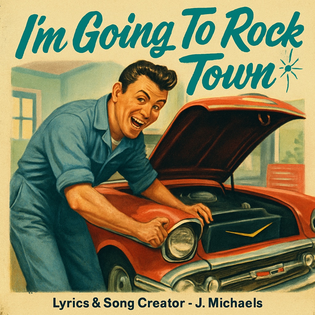 I’m Going To Rock This Town © — cover art by J. Michaels