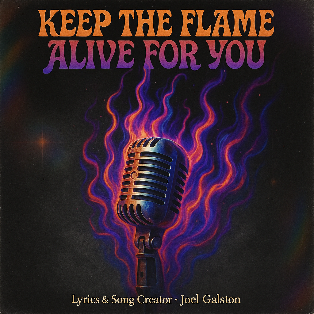 "Keep the Flame Alive for You" © — cover art by J. Michaels