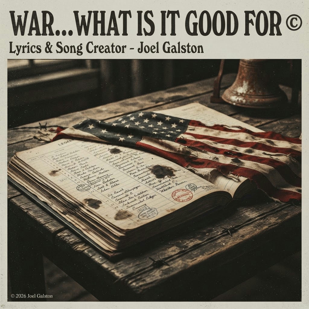 War…What Is It Good For © — cover art by J. Michaels