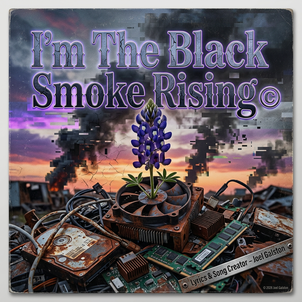 I'm The Black Smoke Rising © — cover art by J. Michaels