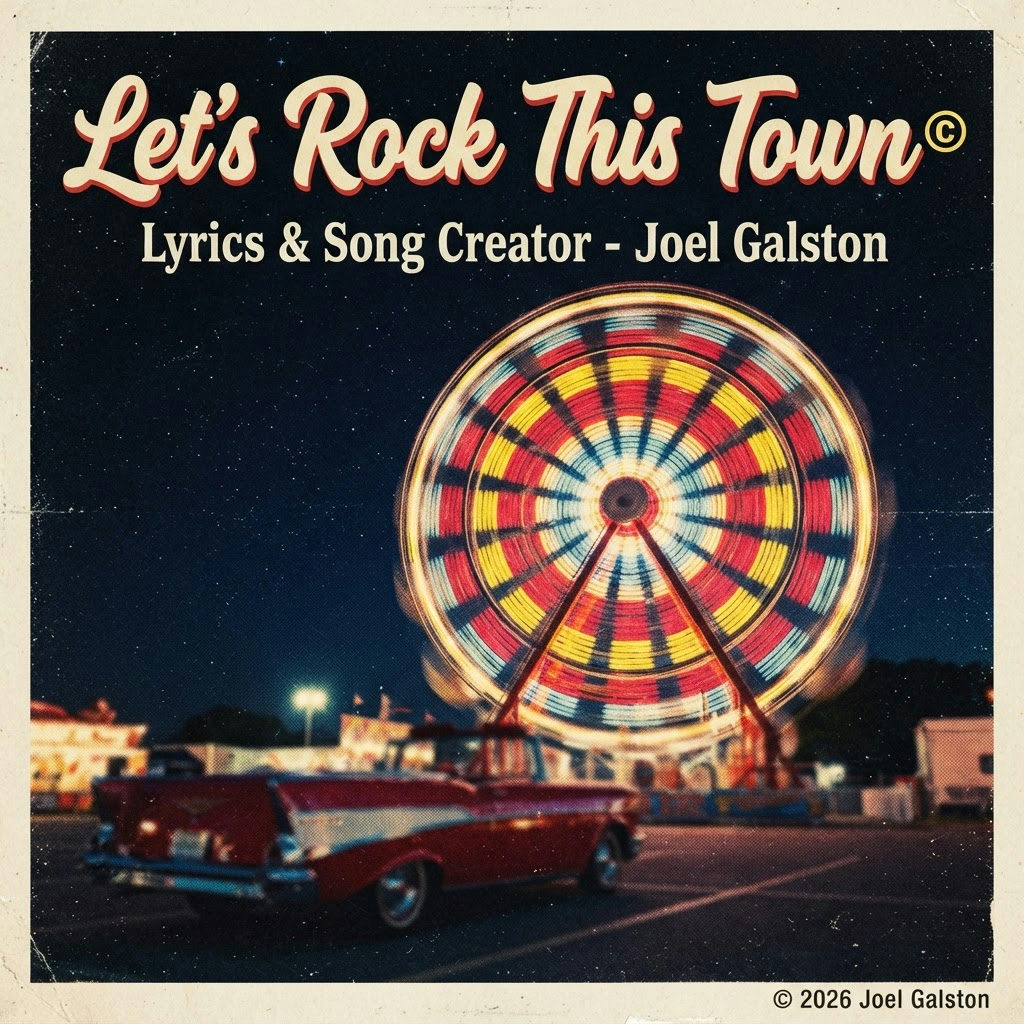 Let’s Rock This Town © — cover art by J. Michaels