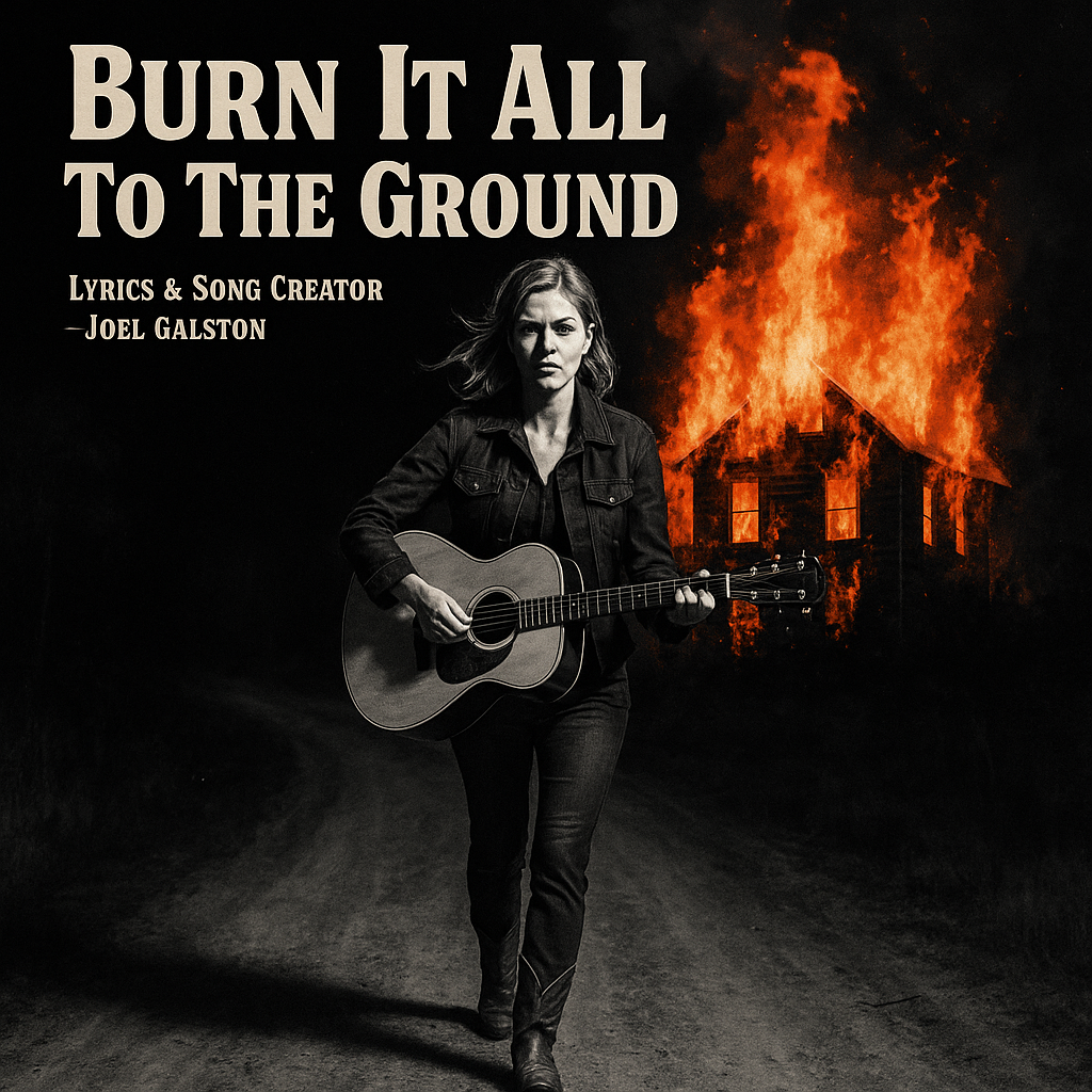 "Burn It All To The Ground" © — cover art by J. Michaels