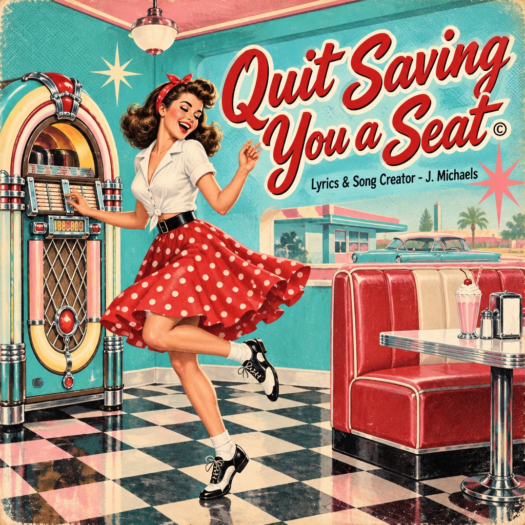 Quit Saving You a Seat © — cover art by J. Michaels