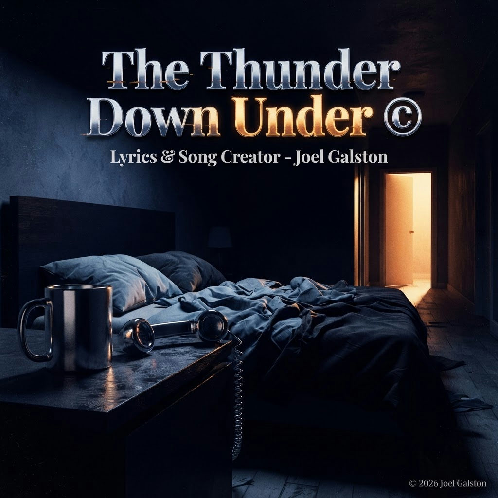 The Thunder Down Under © — cover art by J. Michaels
