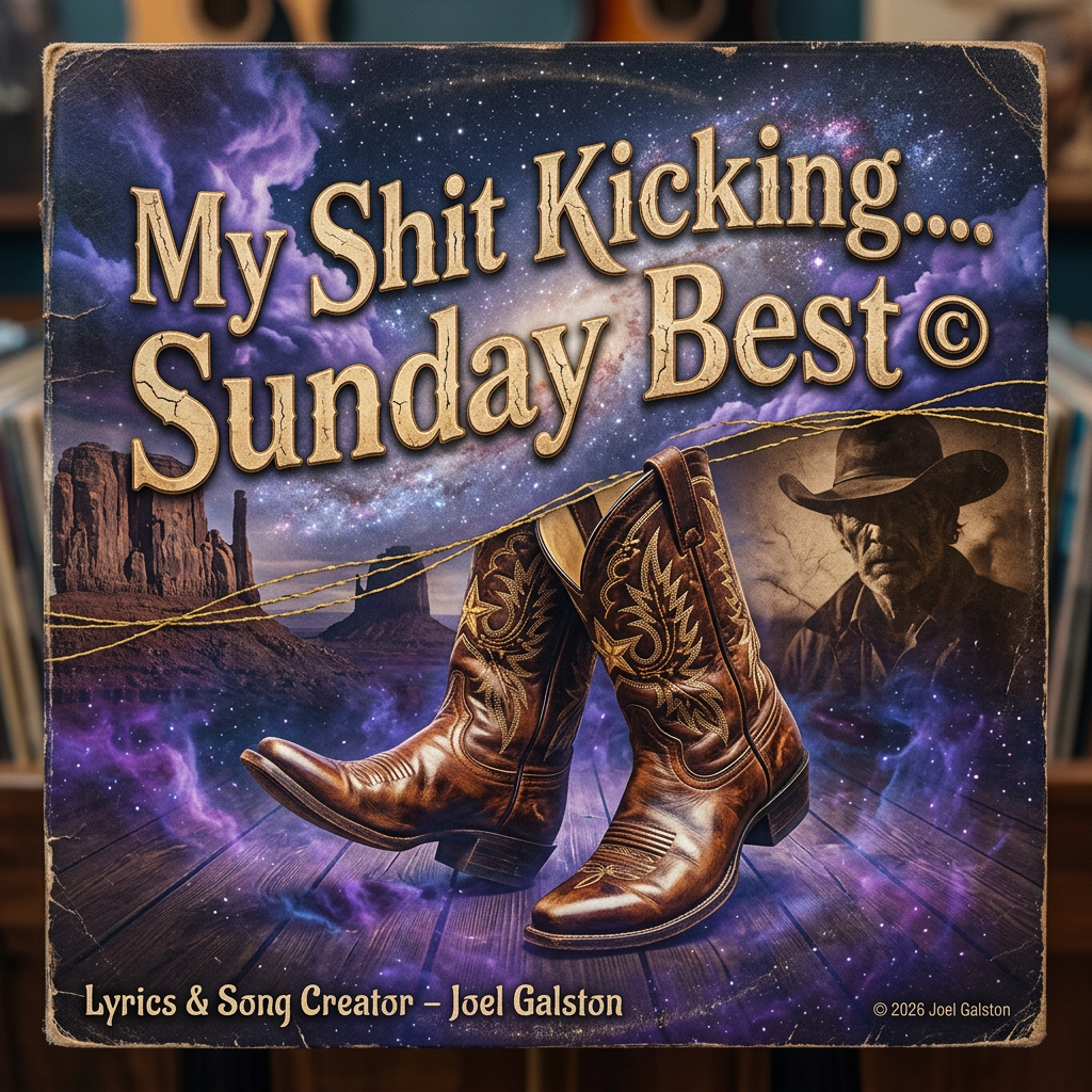 My Shit Kicking.... Sunday Best © — cover art by J. Michaels