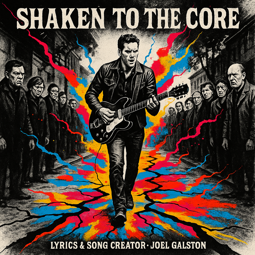 "Shaken to the Core" © — cover art by J. Michaels