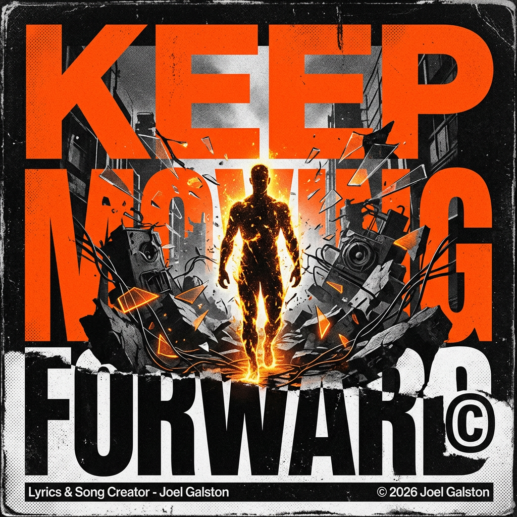 Keep Moving Forward© — cover art by J. Michaels