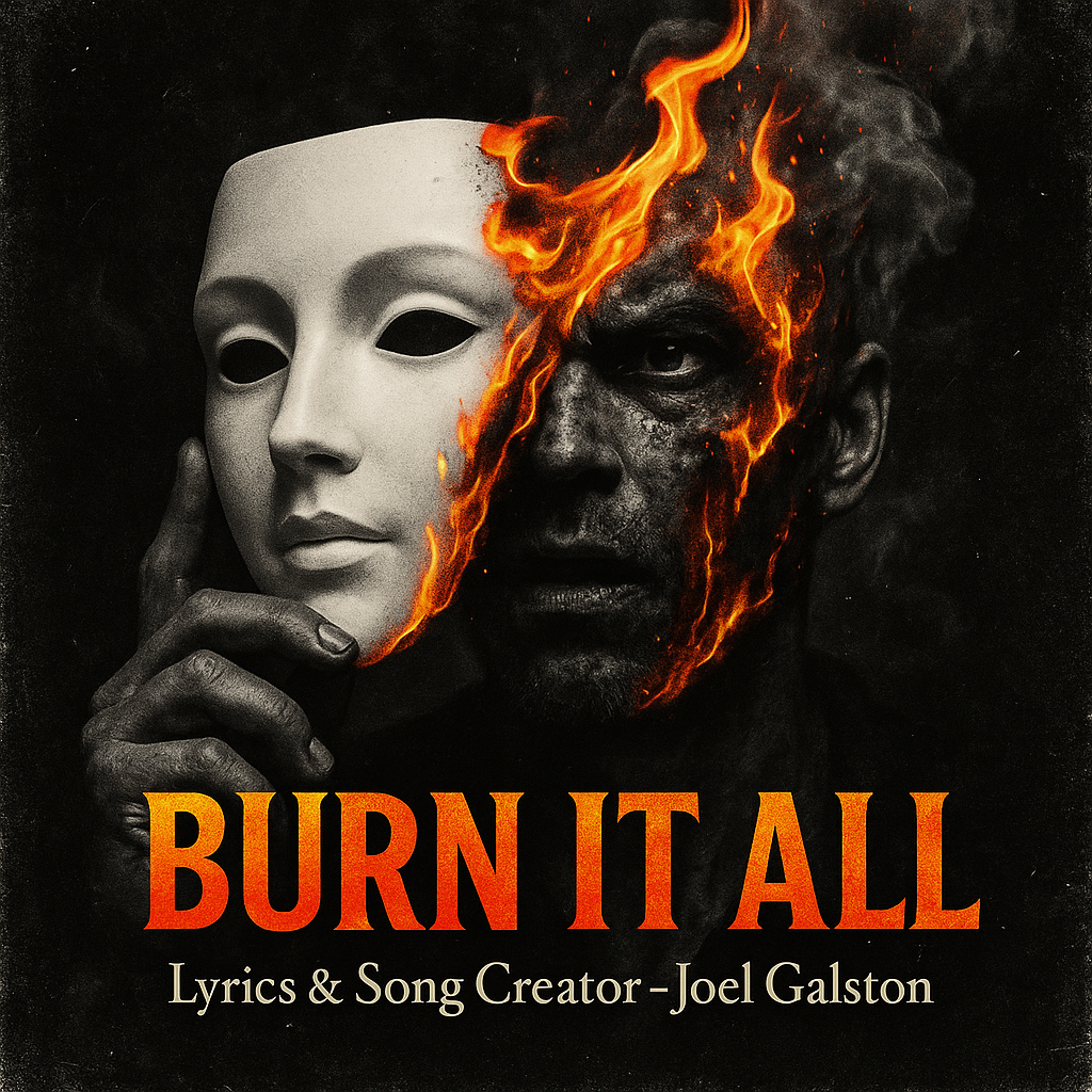 "Burn It All " © — cover art by J. Michaels