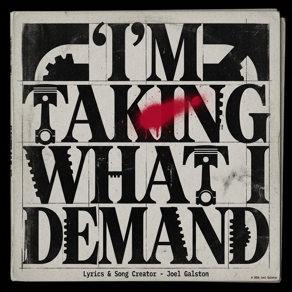 I'm Taking What I Demand © — cover art by J. Michaels