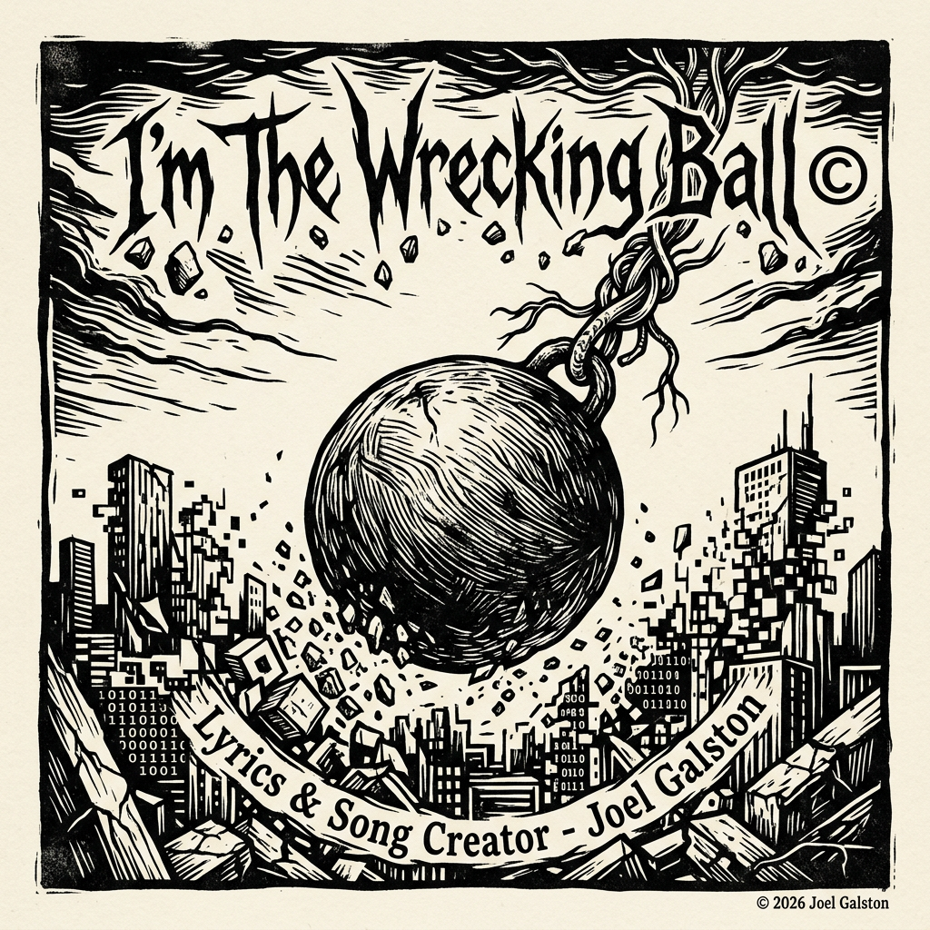 I'm The Wrecking Ball © — cover art by J. Michaels