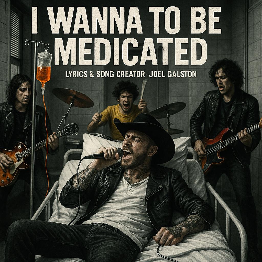 "I Wanna Be Medicated" © — cover art by J. Michaels