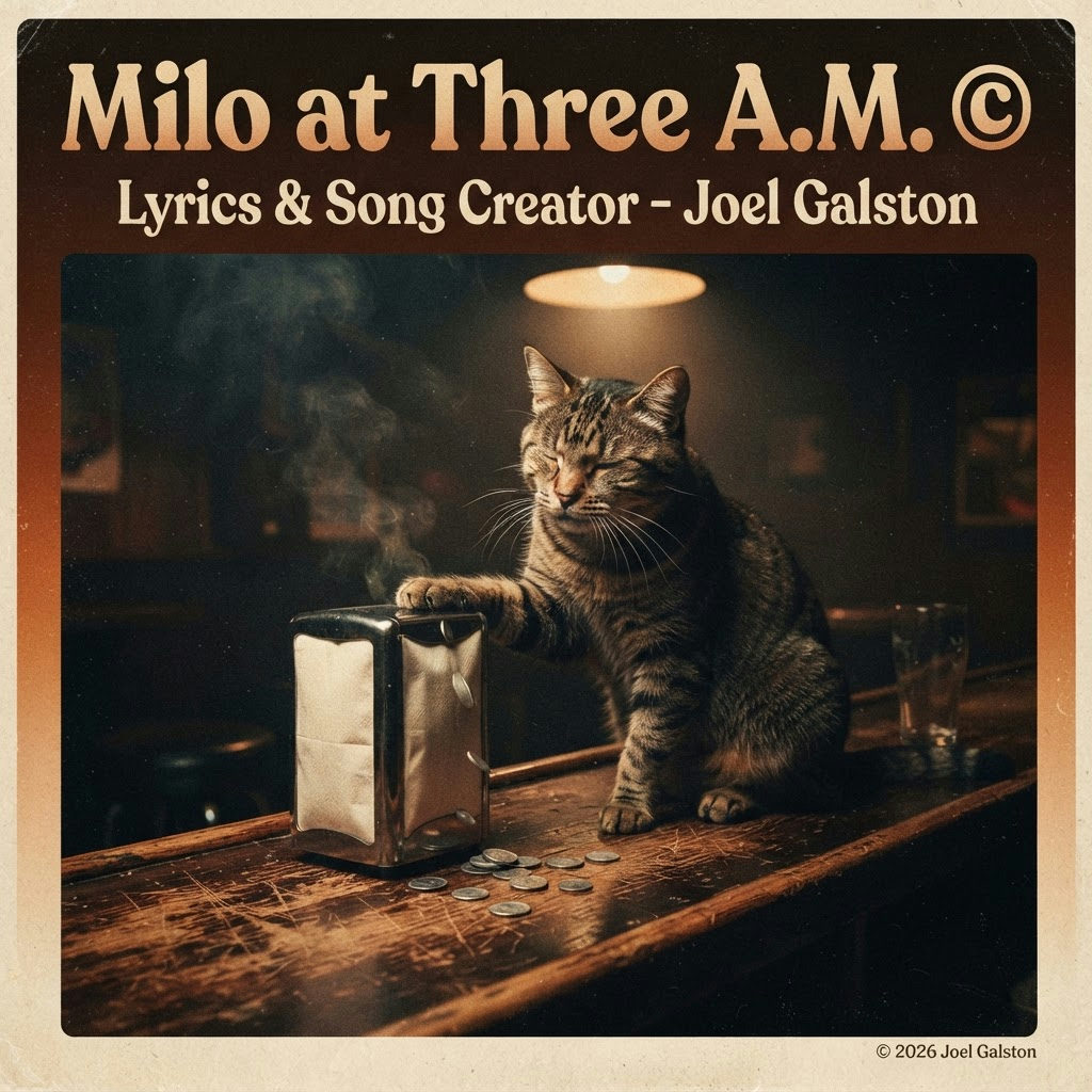Milo at Three A.M. © — cover art by J. Michaels