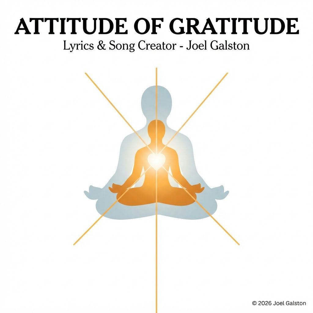 ATTITUDE OF GRATITUDE © — cover art by J. Michaels