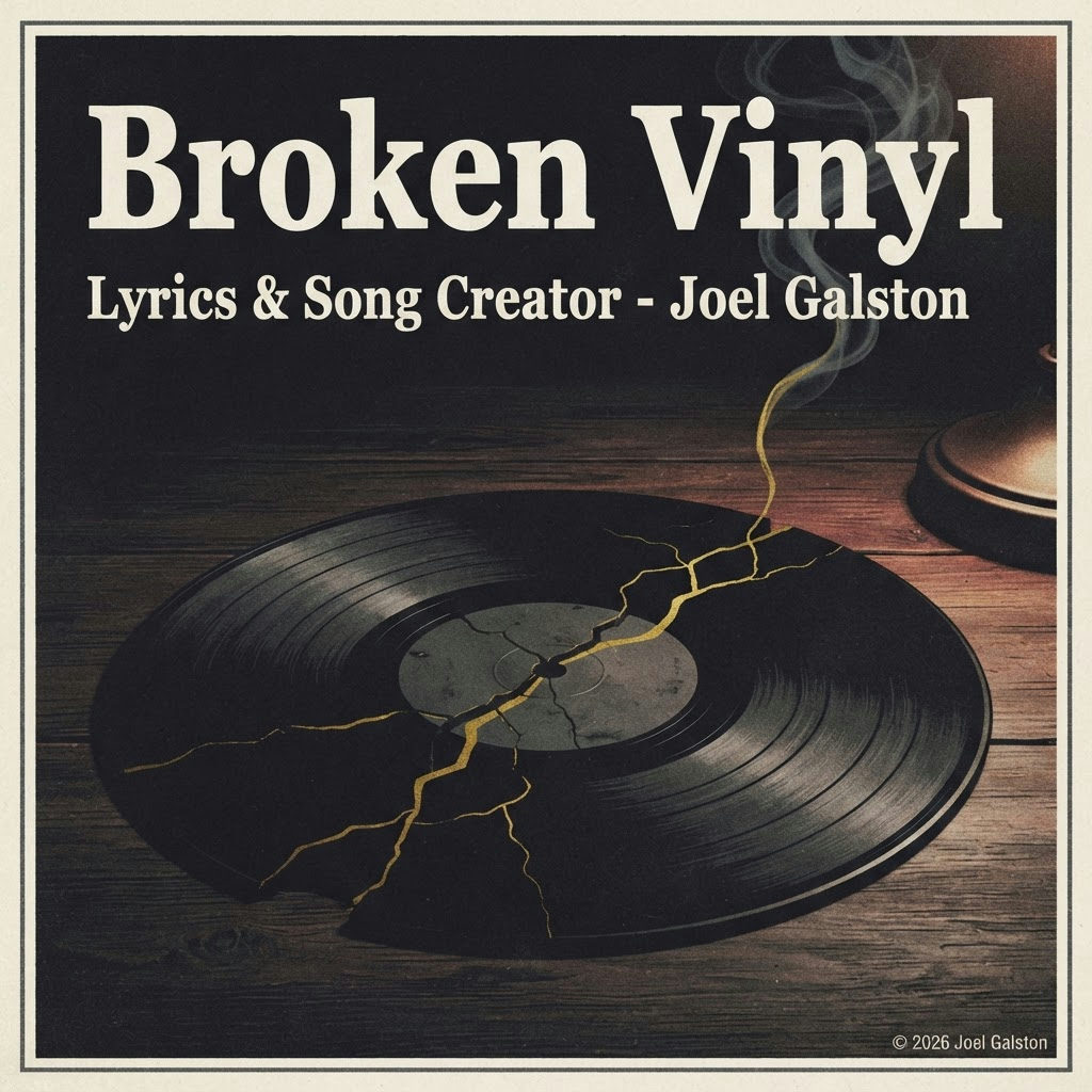 Broken Vinyl © — cover art by J. Michaels