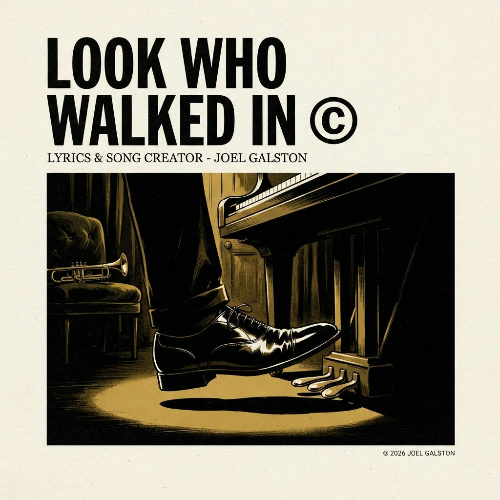 Look Who Walked In © — cover art by J. Michaels