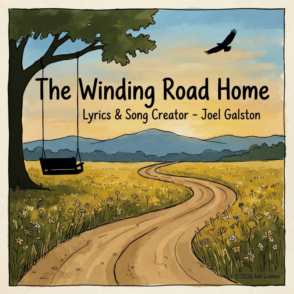 The Winding Road Home © — cover art by J. Michaels
