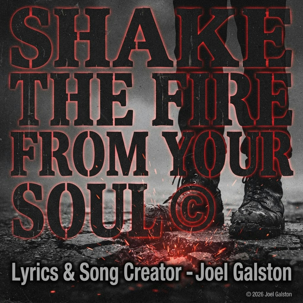 Shake The Fire From Your Soul © — cover art by J. Michaels