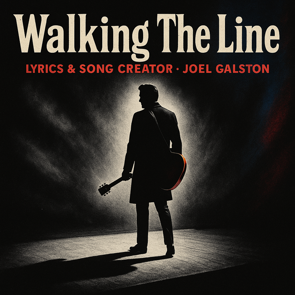 "Walking the Line" © — cover art by J. Michaels