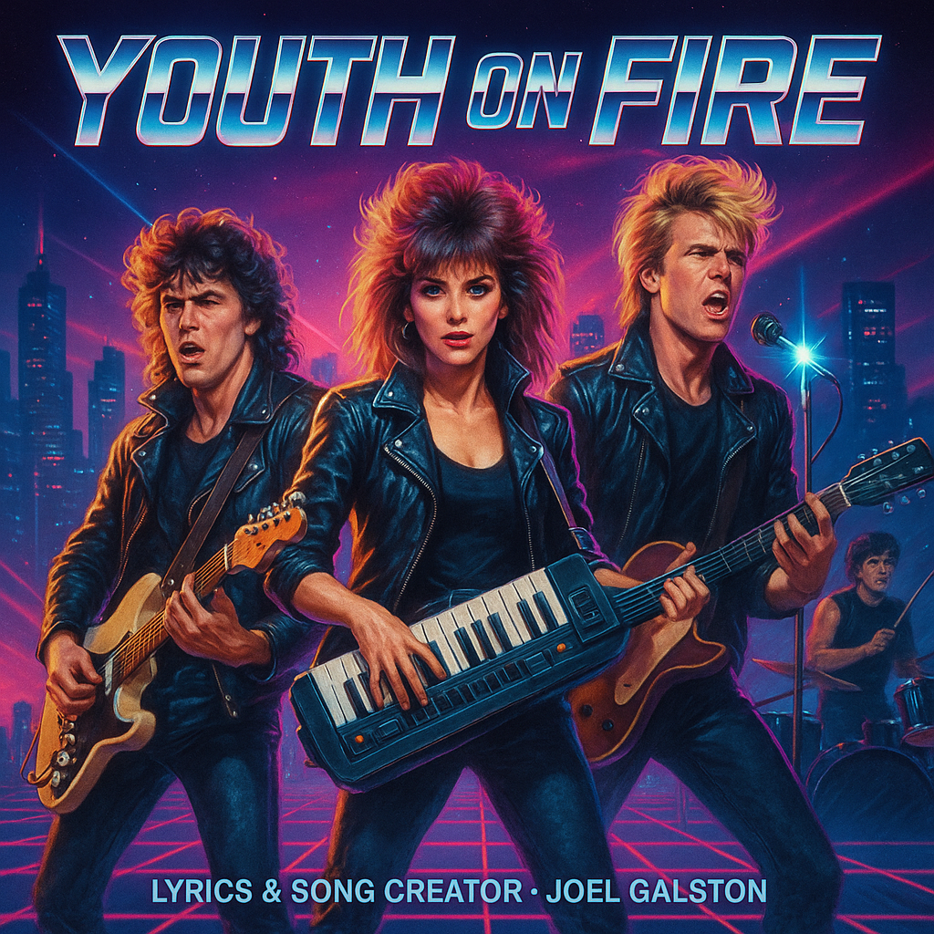 "Youth on Fire" © — cover art by J. Michaels