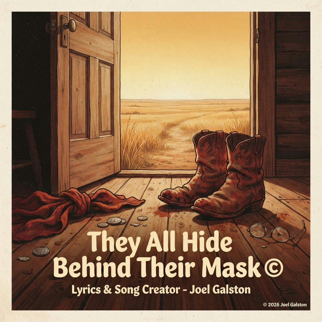 They All Hide Behind Their Mask © — cover art by J. Michaels