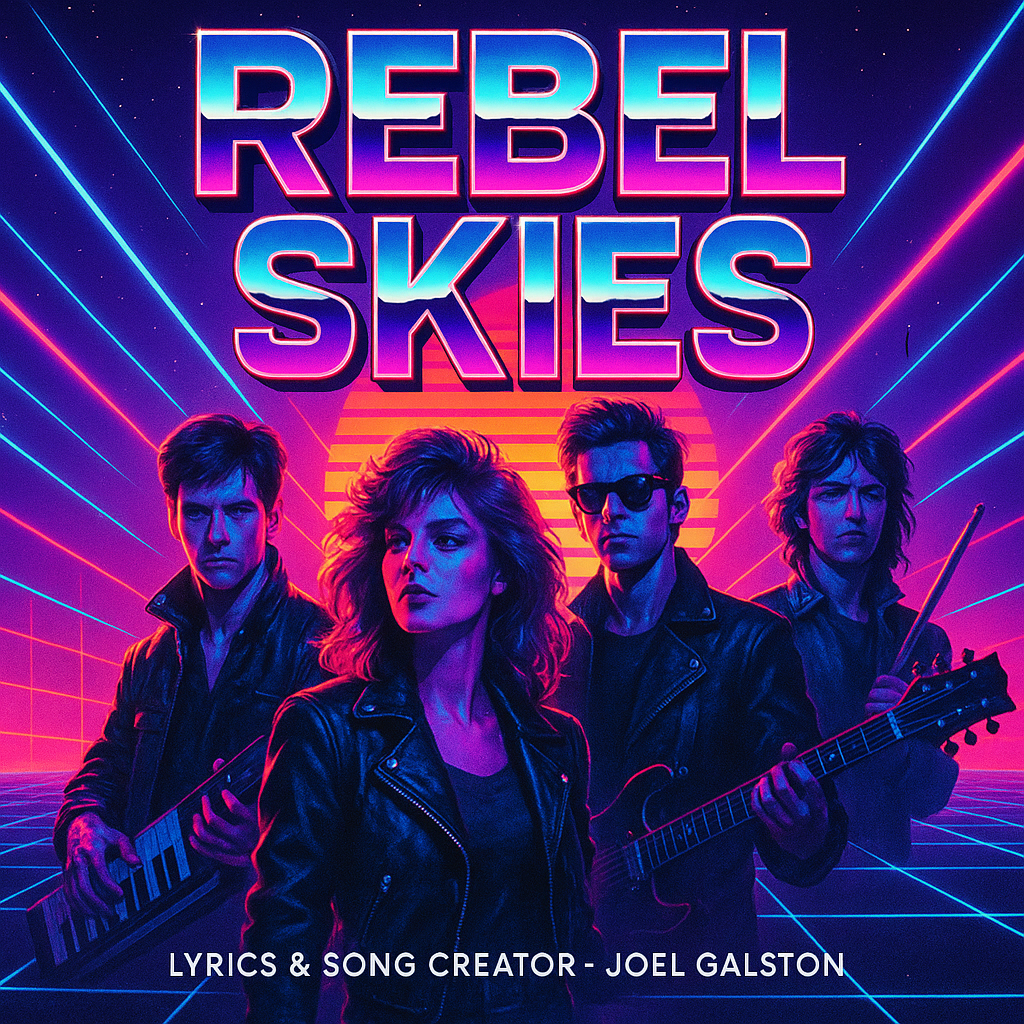 "Rebel Skies" © — cover art by J. Michaels