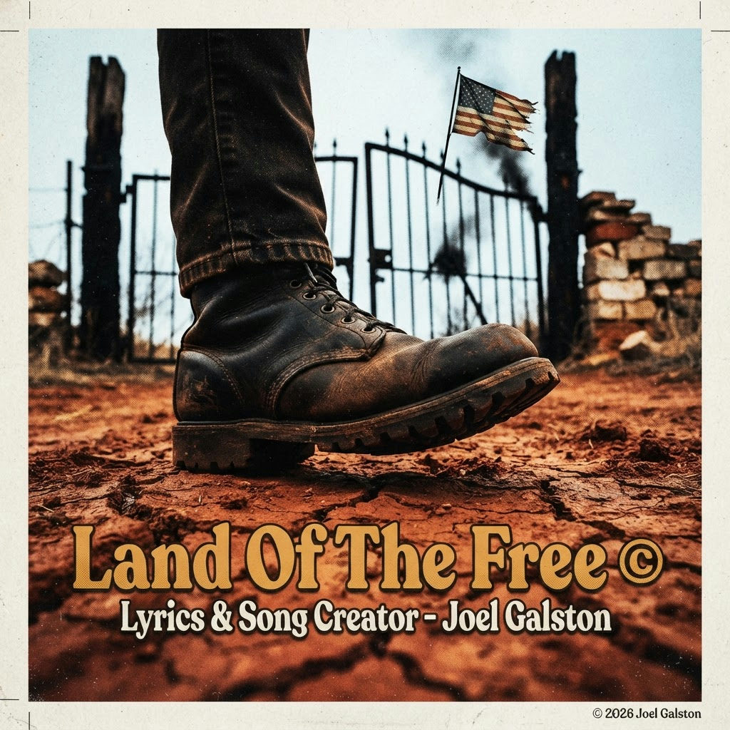 Land Of The Free © — cover art by J. Michaels