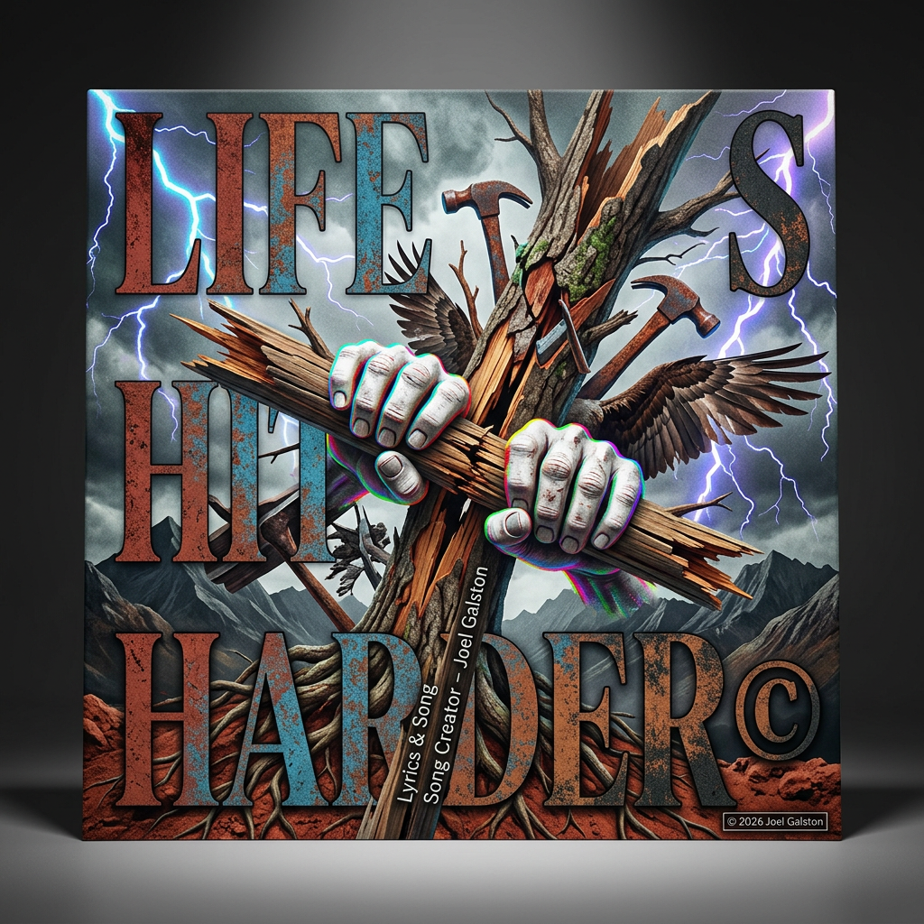 Life Hits Harder © — cover art by J. Michaels