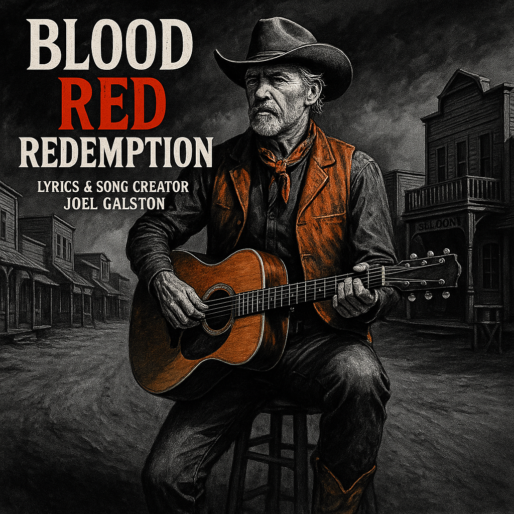 "Blood, Red Redemption" © — cover art by J. Michaels
